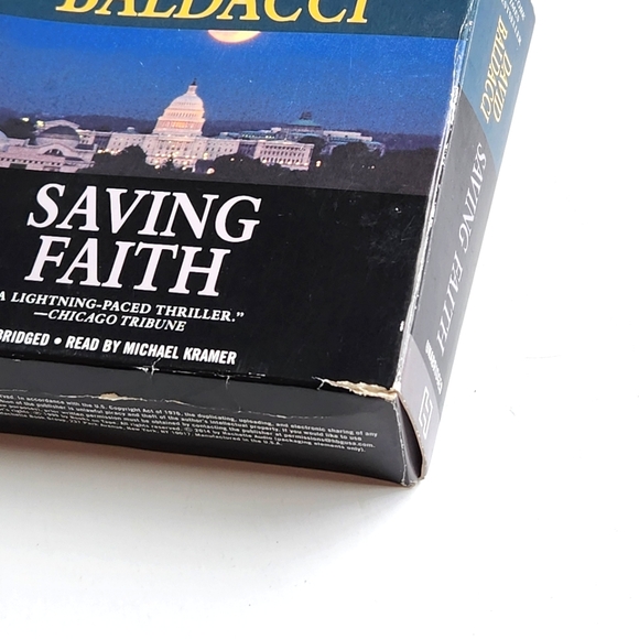 1999 David Baldacci 11 CDs Saving Faith, Unabridged, Read by Michael Kramer - Picture 6 of 8